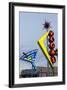 Oscar's Neon Martini Glass and Vegas Neon Signs-Michael DeFreitas-Framed Photographic Print