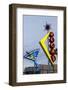 Oscar's Neon Martini Glass and Vegas Neon Signs-Michael DeFreitas-Framed Photographic Print