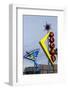 Oscar's Neon Martini Glass and Vegas Neon Signs-Michael DeFreitas-Framed Photographic Print