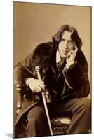 Oscar Wiide, Irish Writer, Wit and Playwright, 1882-Napoleon Sarony-Mounted Photographic Print