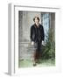 Oscar Wilde (1854 - 1900) about 1882 (Photo)-Napoleon Sarony-Framed Giclee Print