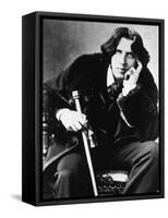 Oscar Wilde, 1882-null-Framed Stretched Canvas