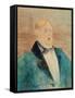 Oscar Wilde, 1895-Henri de Toulouse-Lautrec-Framed Stretched Canvas