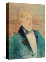 Oscar Wilde, 1895-Henri de Toulouse-Lautrec-Stretched Canvas