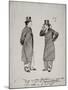 Oscar Wilde and Whistler, 1894-Phil May-Mounted Giclee Print