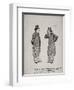 Oscar Wilde and Whistler, 1894-Phil May-Framed Premium Giclee Print