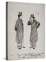 Oscar Wilde and Whistler, 1894-Phil May-Stretched Canvas