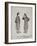 Oscar Wilde and Whistler, 1894-Phil May-Framed Giclee Print