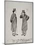 Oscar Wilde and Whistler, 1894-Phil May-Mounted Giclee Print