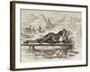 Oscar Wilde As Narcissus (With an Inscription)-James Kelly-Framed Giclee Print