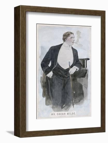Oscar Wilde at the Height of His Success-Oliver Paque-Framed Photographic Print