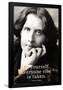 Oscar Wilde Be Yourself Quote Poster-null-Framed Poster