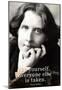 Oscar Wilde Be Yourself Quote-null-Mounted Poster