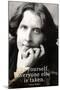 Oscar Wilde Be Yourself Quote-null-Mounted Poster