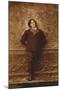 Oscar Wilde, C.1882 (Albumen Print)-Napoleon Sarony-Mounted Giclee Print