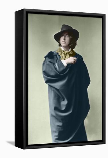 Oscar Wilde, C. 1882 (Photo)-Napoleon Sarony-Framed Stretched Canvas