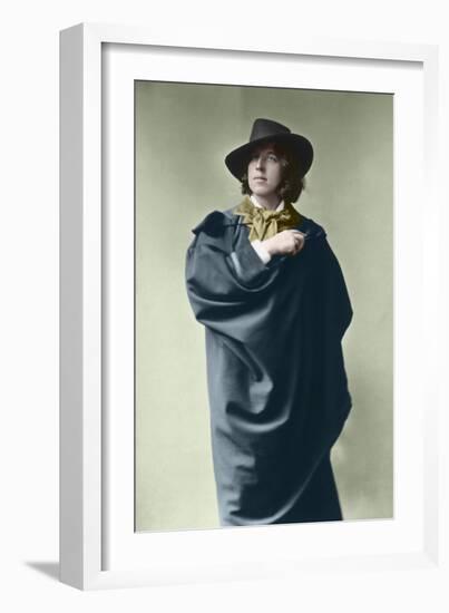 Oscar Wilde, C. 1882 (Photo)-Napoleon Sarony-Framed Giclee Print