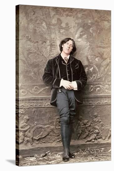 Oscar Wilde, Early 1880S (Photo)-Napoleon Sarony-Stretched Canvas