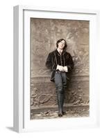 Oscar Wilde, Early 1880S (Photo)-Napoleon Sarony-Framed Giclee Print