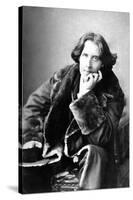 Oscar Wilde in His Favourite Coat, 1882-Napoleon Sarony-Stretched Canvas