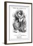 Oscar Wilde, Irish Playwright Cartoon Portrayal-null-Framed Art Print