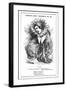 Oscar Wilde, Irish Playwright Cartoon Portrayal-null-Framed Art Print