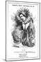 Oscar Wilde, Irish Playwright Cartoon Portrayal-null-Mounted Art Print
