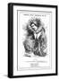 Oscar Wilde, Irish Playwright Cartoon Portrayal-null-Framed Art Print