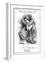 Oscar Wilde, Irish Playwright Cartoon Portrayal-null-Framed Art Print