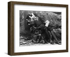 Oscar Wilde Lounging-null-Framed Photographic Print