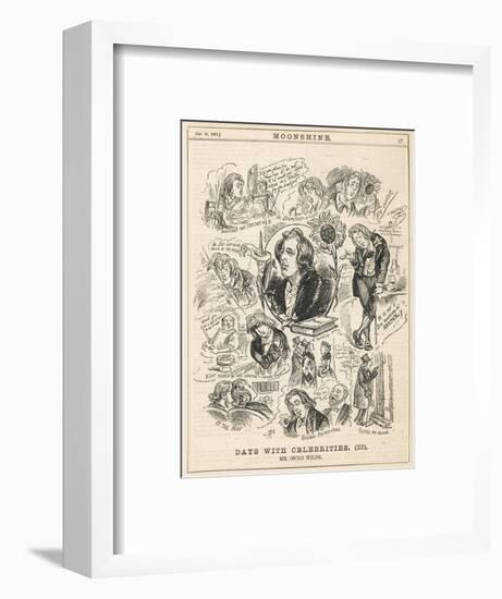 Oscar Wilde Moonshine-null-Framed Art Print