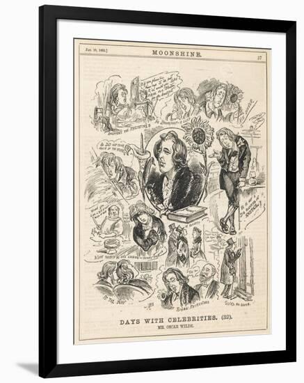 Oscar Wilde Moonshine-null-Framed Art Print