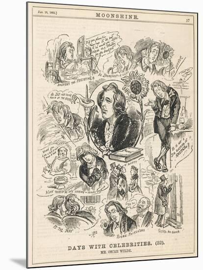 Oscar Wilde Moonshine-null-Mounted Art Print