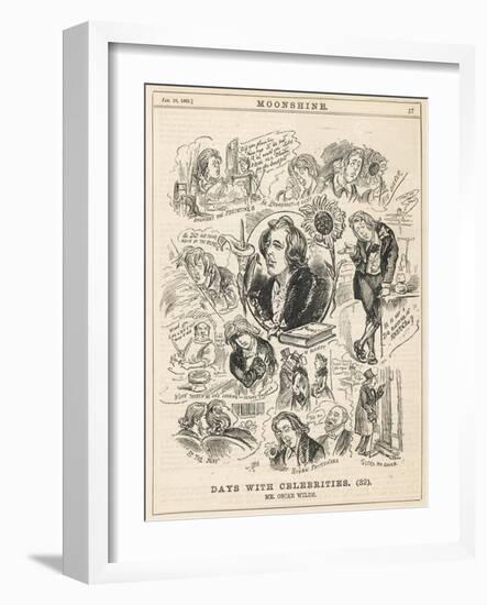 Oscar Wilde Moonshine-null-Framed Art Print