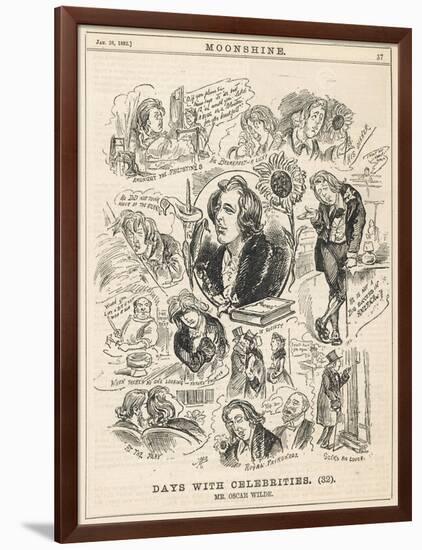 Oscar Wilde Moonshine-null-Framed Art Print