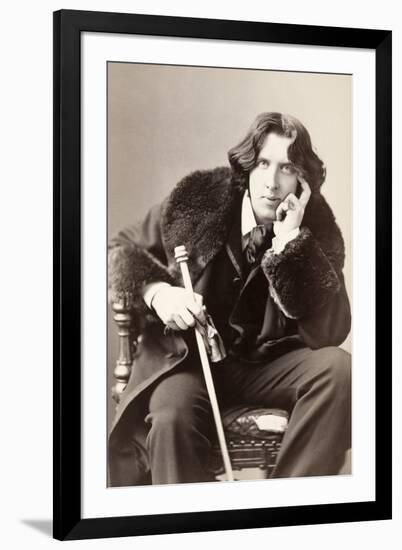 Oscar Wilde-Napoleon Sarony-Framed Photographic Print