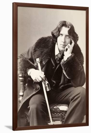 Oscar Wilde-Napoleon Sarony-Framed Photographic Print