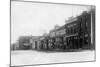 Osceola, Nebraska - Exterior View of the Osceola National Bank-Lantern Press-Mounted Art Print