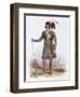 Osceola or Rising Sun, a Seminole Leader, Illustration from the Indian Tribes of North America-George Catlin-Framed Giclee Print