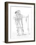 Osceola, Prisoner of War from the Florida War, Fort Moultrie, South Carolina, 1841-Myers and Co-Framed Giclee Print