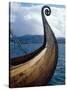 Oseberg Replica Viking Ship, Norway-David Lomax-Stretched Canvas