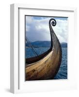 Oseberg Replica Viking Ship, Norway-David Lomax-Framed Photographic Print