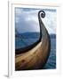 Oseberg Replica Viking Ship, Norway-David Lomax-Framed Photographic Print