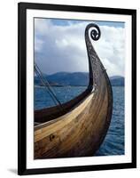 Oseberg Replica Viking Ship, Norway-David Lomax-Framed Photographic Print