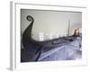 Oseberg Viking Ship Excavated From Oslofjord, Vikingskipshuset (Viking Ship Museum), Oslo-Christian Kober-Framed Photographic Print