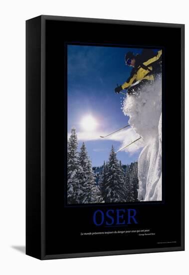 Oser (French Translation)-null-Framed Stretched Canvas