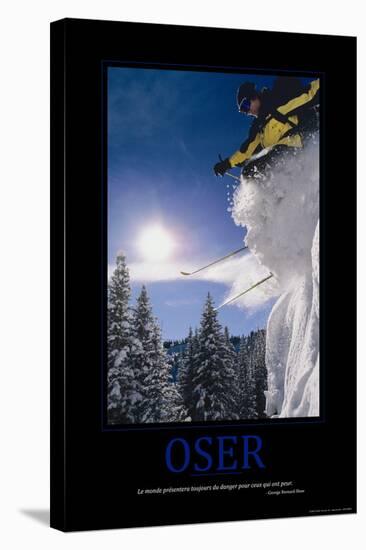 Oser (French Translation)-null-Stretched Canvas