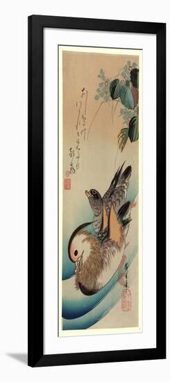 Oshidori-Utagawa Hiroshige-Framed Giclee Print