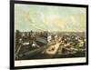 Oshkosh, Wisconsin - Panoramic Map-Lantern Press-Framed Art Print