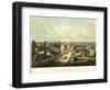 Oshkosh, Wisconsin - Panoramic Map-Lantern Press-Framed Art Print